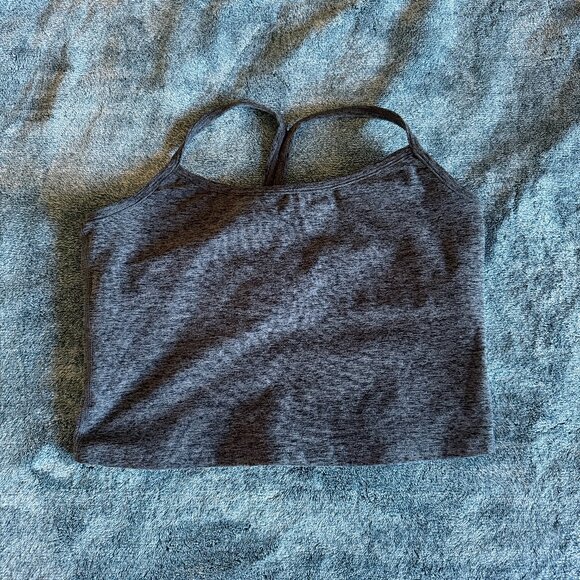 Interval Tops - Like New Interval Active Charcoal Spacedyed Sculpt Tank size Large